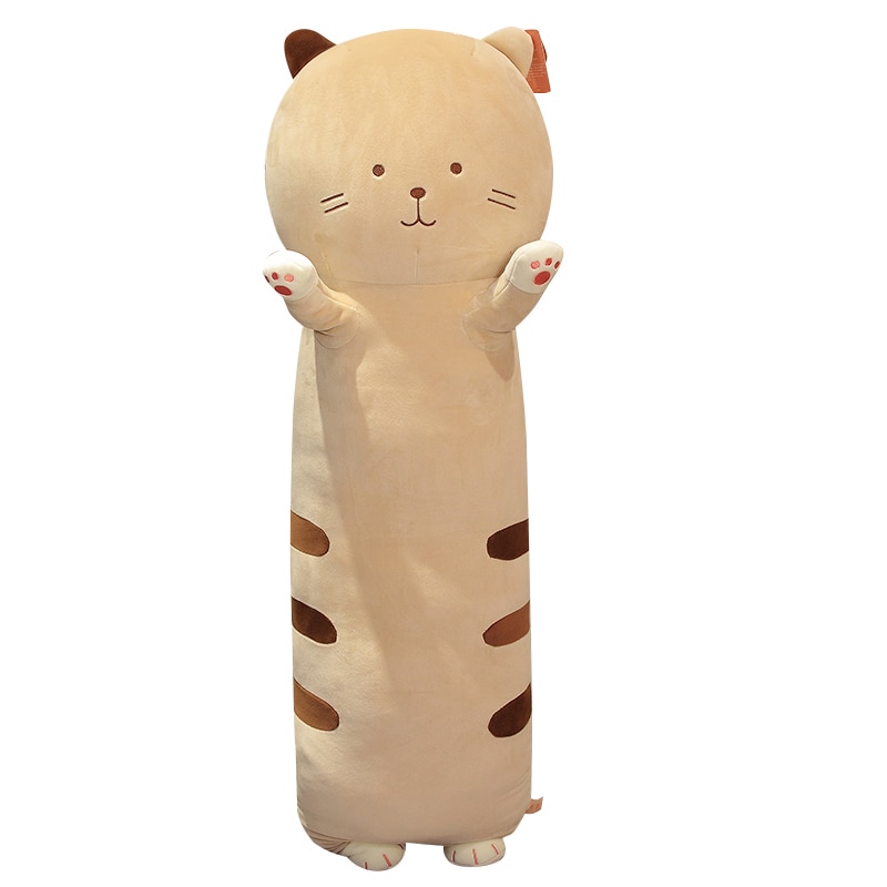 60 100cm 3 Style Cat Plush Toys Stuffed Animal Novel Kawaii Cat Pillow Lovely Kids Gift 1 - Fidget Pad